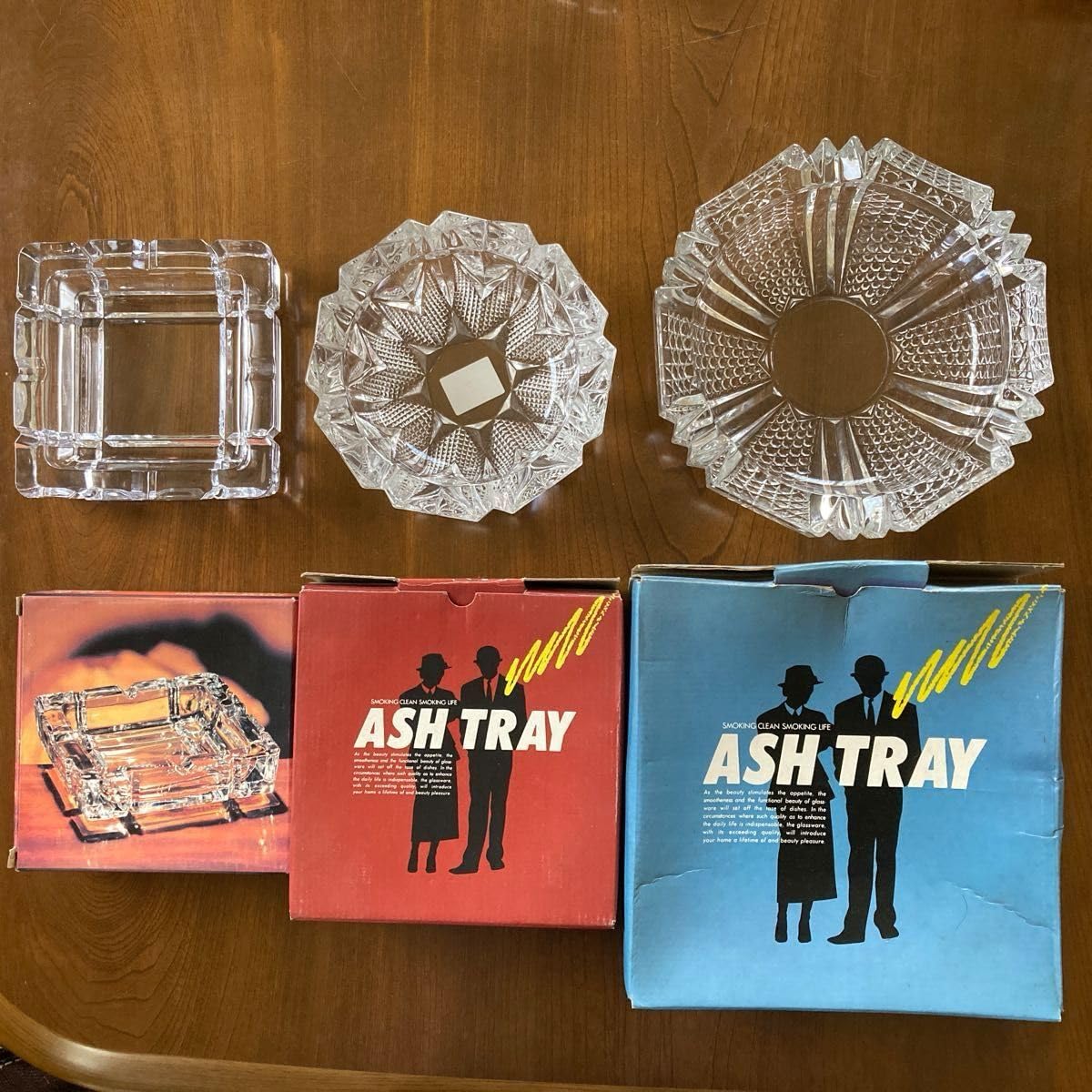 □6点セット□曽我ガラス 灰皿□ おしゃれな 灰皿